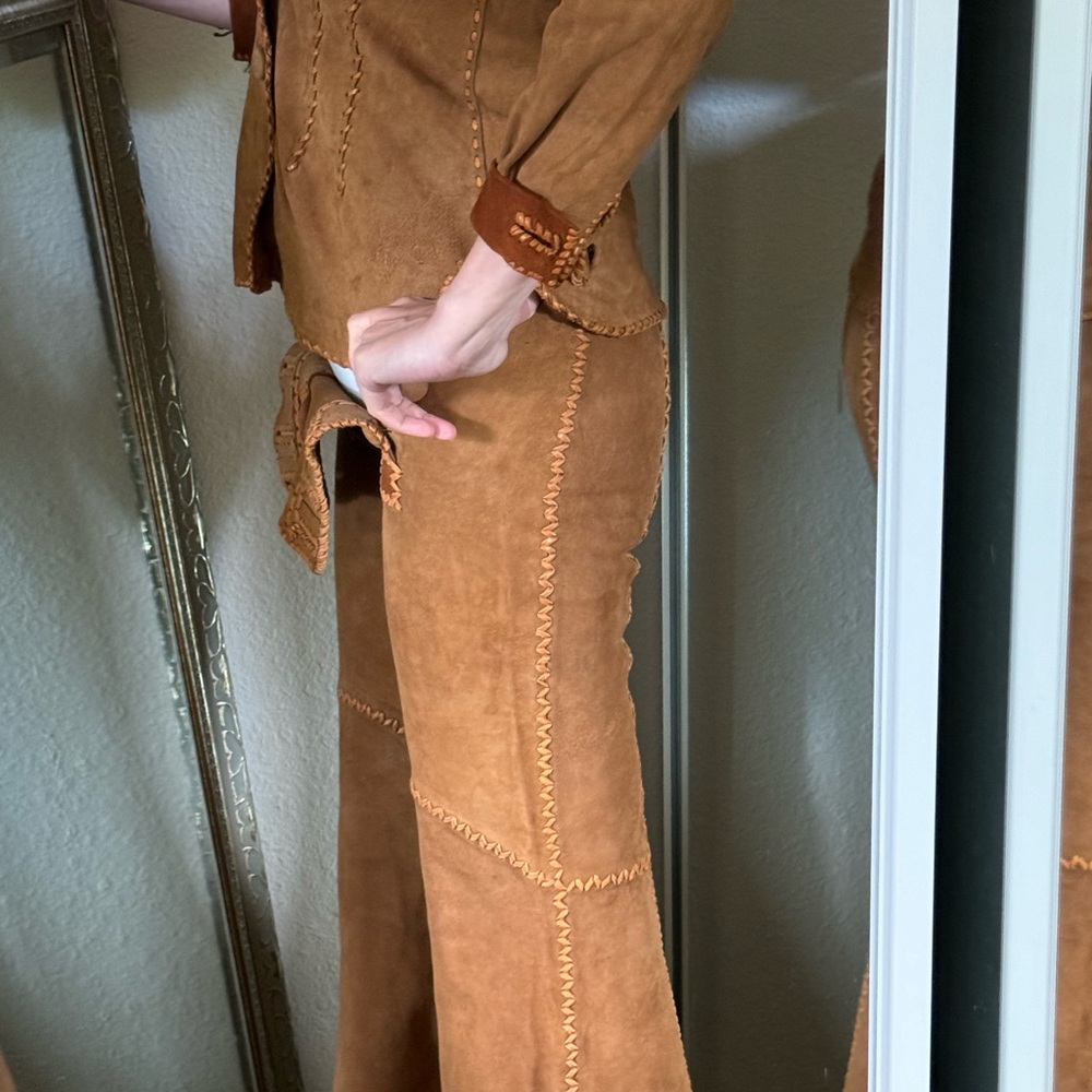 North Beach Leather bell bottom suit - Picture 7 of 12